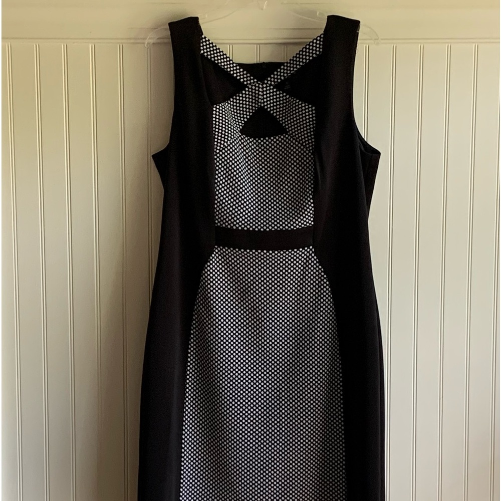 Color Block Polka Dot Dress